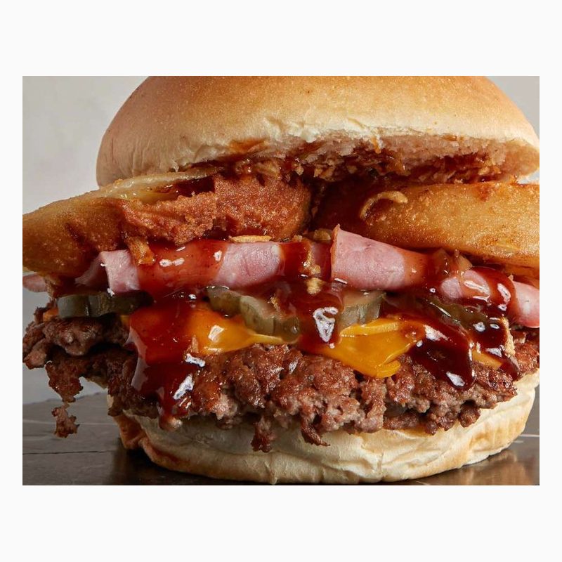 برجر BBQ Royal Onion من Smash House